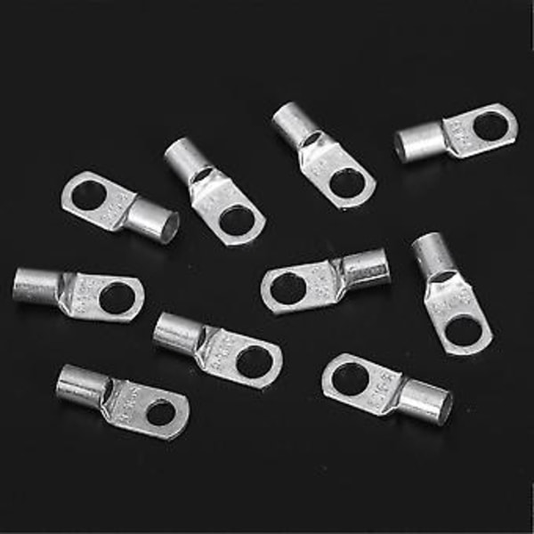 10 stk. kobberrør 16 mm X 8 mm kabelsko batteri startkabel svejse krympe terminal ring