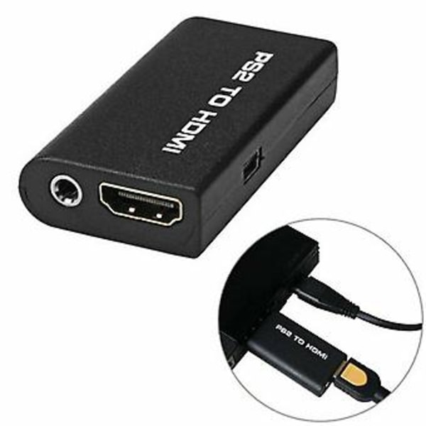 PS2 til O Videokonverter Adapter AV Kabel for 2