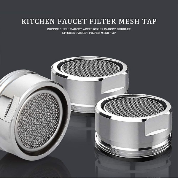 Piece Aerator M24, Tap Sieve External Thread Aerator Insert Faucet Filter Aerator For Faucets With Stainless Steel And Abs Filter