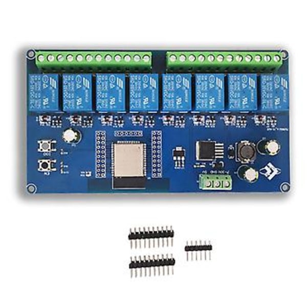 5-30v Esp32 Wifi Tooth Ble 8-vägs Relämodul Esp32-w Sekundärt Kort