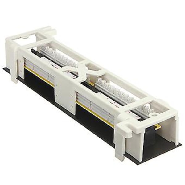 Verktøysett 12 Port Cat6 Patch Panel Rj45 Ing Mount Rack Med Overflatemontering B