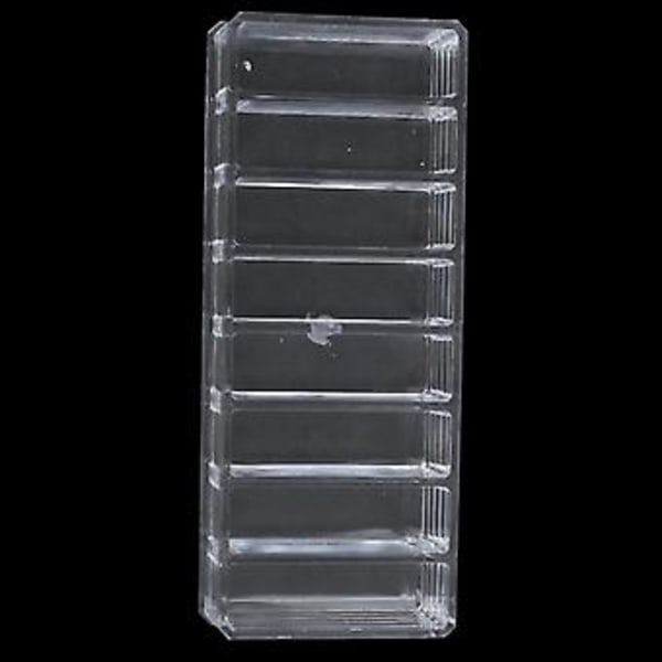 Ny 8 Slots Akryl H Øje B Makeup Case Stora Iser