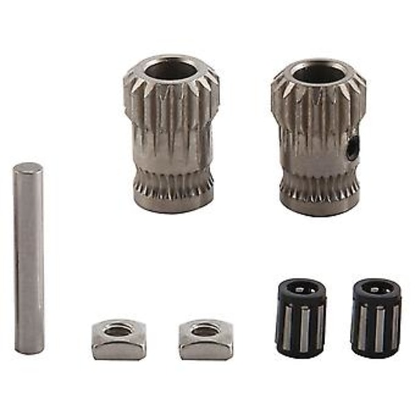 1 set 3D-skrivare Mk3 Drive Ar Extruder Dubbla Ars Kit Drive Ars Extruderhjul för Prus