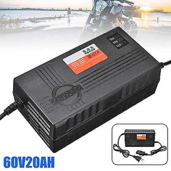 60v 20ah Motorcykel Batterioplader 6 Led Display Til Scooter Hjul Blysyrebatteri Elektrisk Cykel