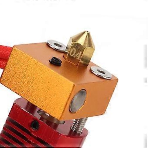 Ekstruder Hot End Sæt med Skruenøgle, Rør, Silikone Cover, Dyser, 3D Printer Tilbehør 20V 40W til Creality Ender 3