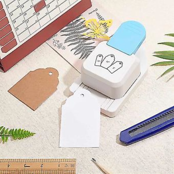 Tag Punch Tag Puncher 3 I 1 Craft Tag Punch Tag S Håndtag Craft Punch Til Papir