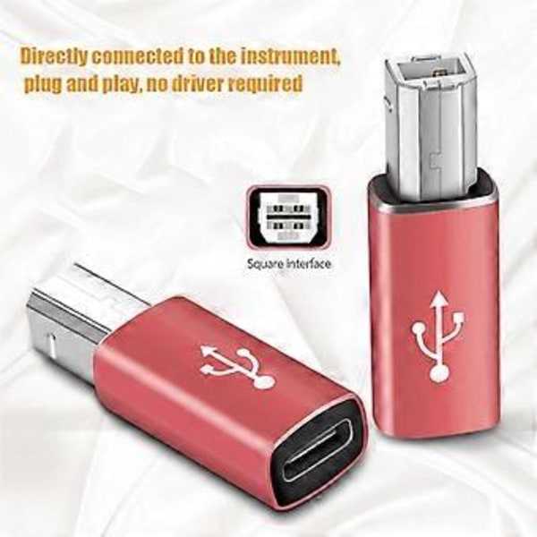 USB C Hona till MIDI Hane Adapter USB C Hona till Skrivare Hane Adaptrar