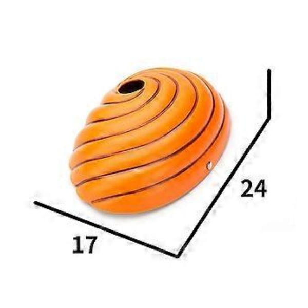 Naruto Anime Uchiha Obito Cosplay Mask Halloween Maskerad Karneval Party Utklädningskostym Rekvisita