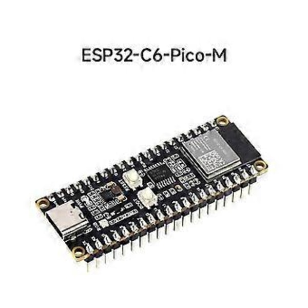 ESP32-C6-Pico-M Utvecklingskort WiFi 6 Mikrokontroller ESP32-C6-MINI-1 Modul Stöd för ESP-IDF
