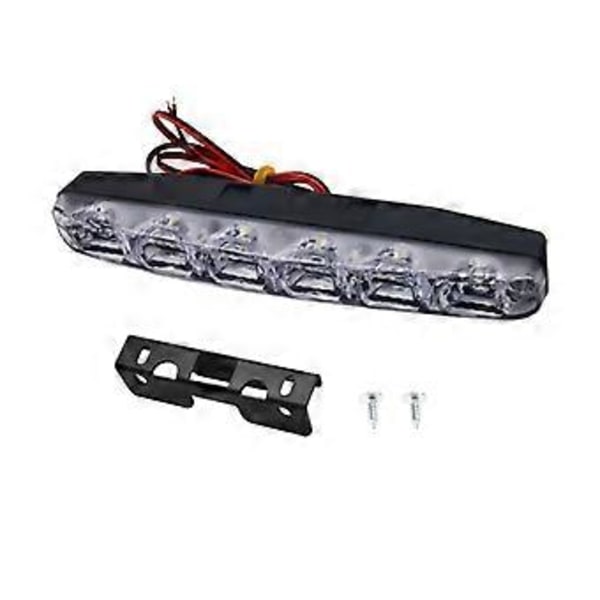 Bil Universal Passform 6LED Høyeffekt LED Kjørelys Auto Tilbehør