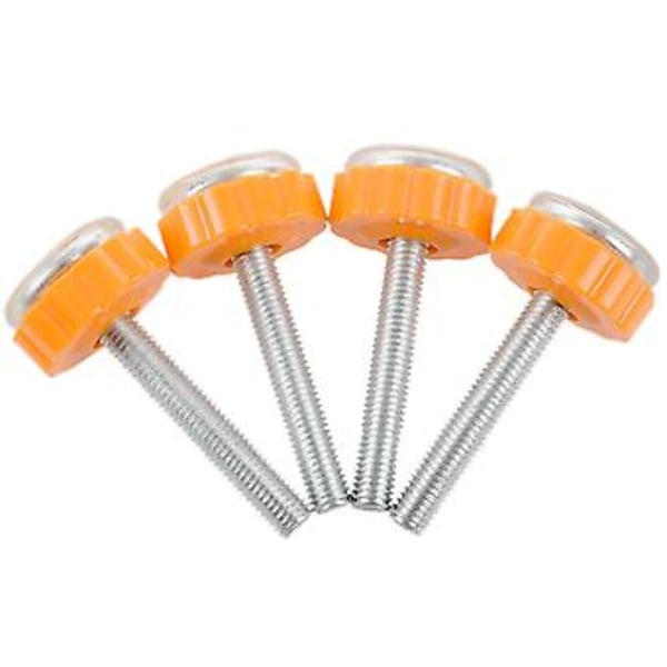 4 kpl Paineruuvin kierteitettyjä karavarsia porttien läpi -lisävaruste - M10 x 10 mm