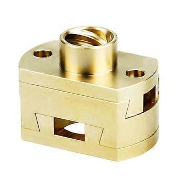 Uppgraderad Oldham-koppling för Ender3 Pro V2/CR10 S4S5 3D-skrivare Del Z-axel T8 8mm ledarskruv Värmebädd Mässingskoppling