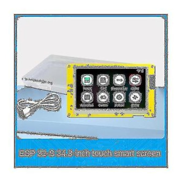 Esp32 Kehityskortti Lvgl 4.3 Tuuman Lcd Älynäyttö Wifi Bluetooth Moduuli Ilman Kosketusta Psram 1