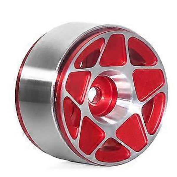 4st 1.0 tum Metall Beadlock Hjulnav Fälg för 1/18 1/24 RC Crawler Bil TRX4M Uppgraderingsdelar Tillbehör Brun