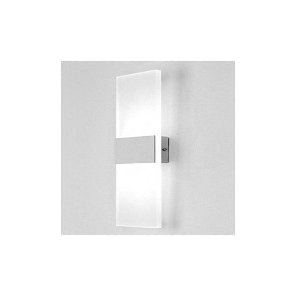 Modern LED Wall Sconce White Lamp 6W Indoor Light Creative Design Decorative for Bedroom Corridor Living Room Hotel Restaurant Kitchen Shop Hall (Co