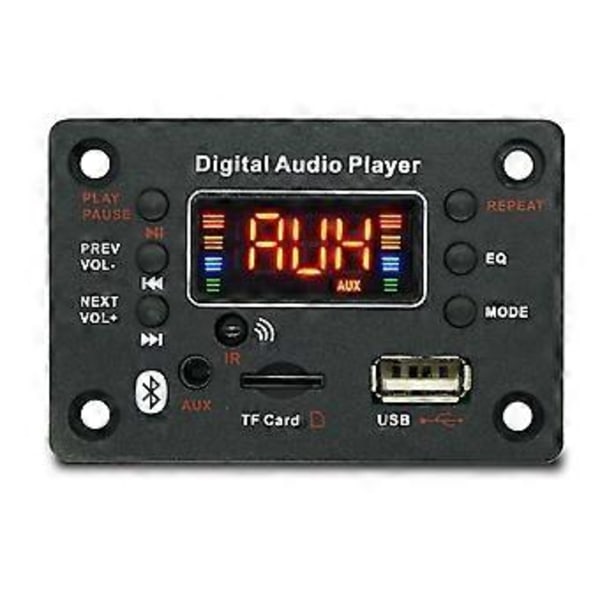 Bluetooth Modul Bil Audio Bluetooth Mp3 Dekoder Board Mp3 Dekoder Effektforstærker Board Ekstern Mikrofon Funktion A