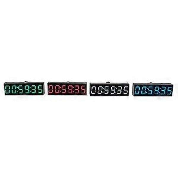 0,36 tommer 6-bit Clock LED Digitalt Elektronisk Ur Med Sekundvisningsmodul Strømafbrydelseshukommelse Lysstyrkejustering -D