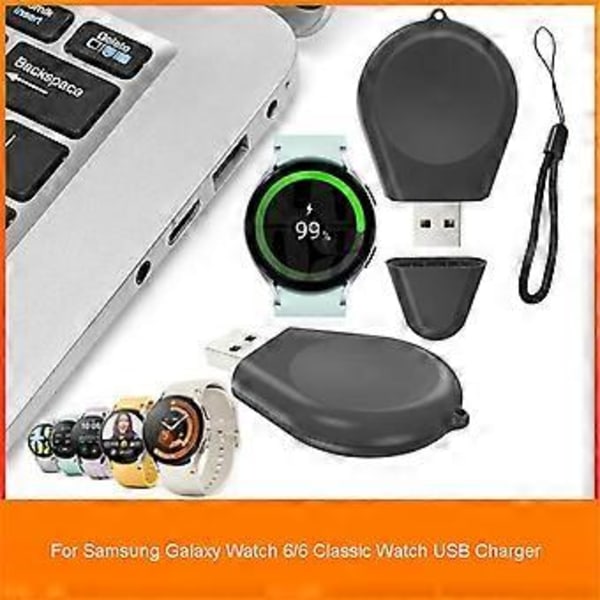 USB Oplader Holder Hurtig Opladningskabel Strømadapter Stand til Watch 6/6Classic