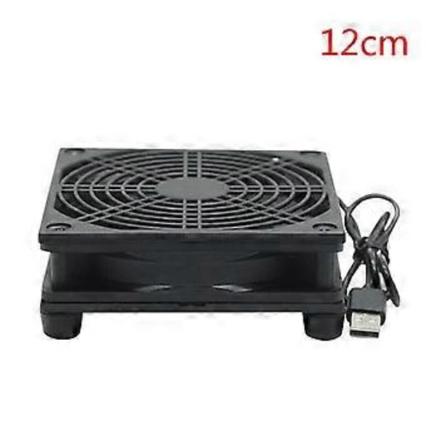 Router TV Set Top Box Radiator DIY Erstatningsdeler 9/12cm Utility Kjølevifte