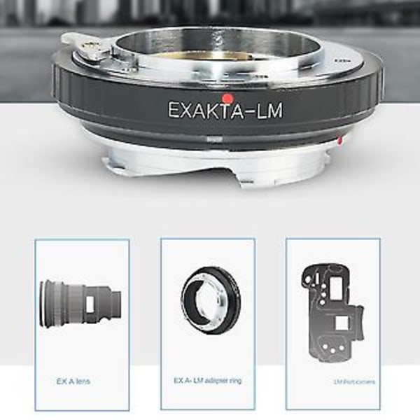 Exa-lm Linsadapterring För Aixanta Exakta Exa Objektiv
