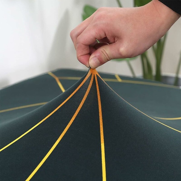 Armlös Futon Soffskydd - Halkskydd, Fällbar, Stretchig, Armlös, Skyddande Överdrag för 2-Sits Armlös Soffa (Svart/Guld) 155-185 HI