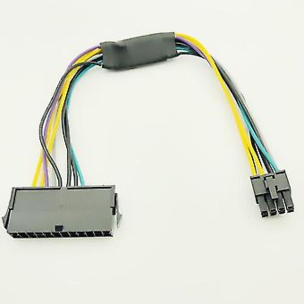 24-nastainen - 8-nastainen ATX PSU -adapterikaapeli malleille 3020 7020 9020 Precision T1700, 12 tuumaa (30 cm)