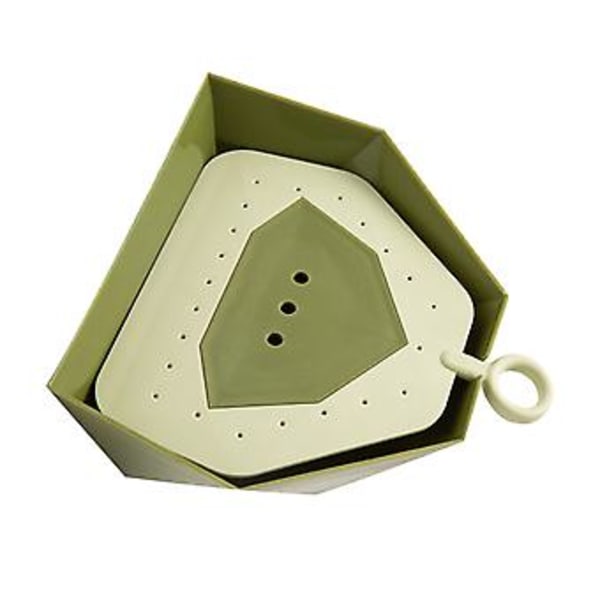 Rengöringsskrapa med Vattenavdragare HIPS PP TPR Mini Bordsstädare med Förvaringsfodral för Badrum Kök Kontor Grön