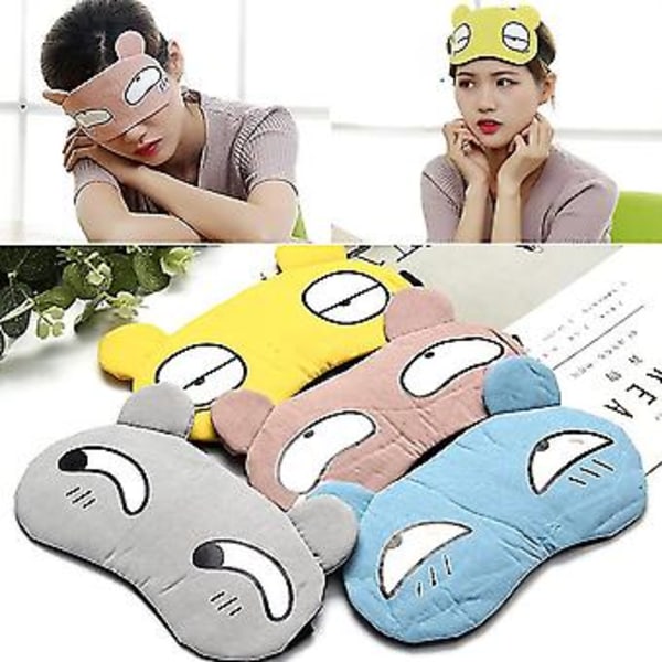 4-pack Sovmasker Söta Sovbindlar Sovskärm Skydd Vila Ögonlapp Bindel Skydd Rese Sovmask För Ögonmask Dagdröm Sovmask