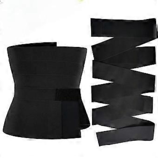 Wrap Taljetræner Mave Abdomen Binder Mave Body Shaper Kompressionsbælte Mavekontrol Shapewear 6 Meter