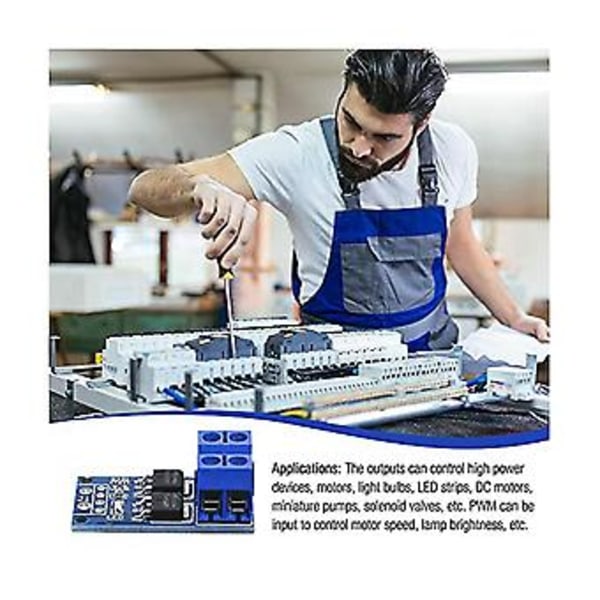 30st Mosfet S Drivmodul 5v-36v 15a(max 30a) 400w Dubbel Hög- 0-20khz Pwm S