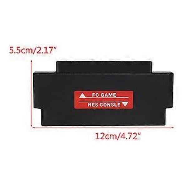 Adapter til FC 60 Pin til 72 Pin Spillekonsolsystemer, erstatning for NES konsolsystemkonverter