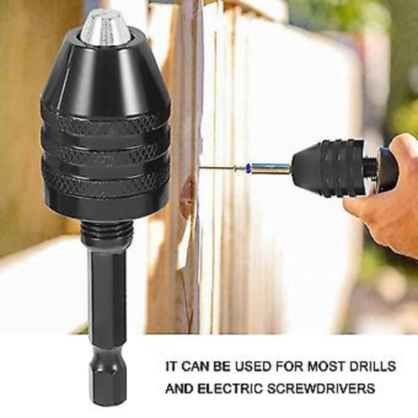 4 st Chuck Chan-adapter, nyckellös chuck-konverteringsverktyg, nyckellös chuck, adapter I