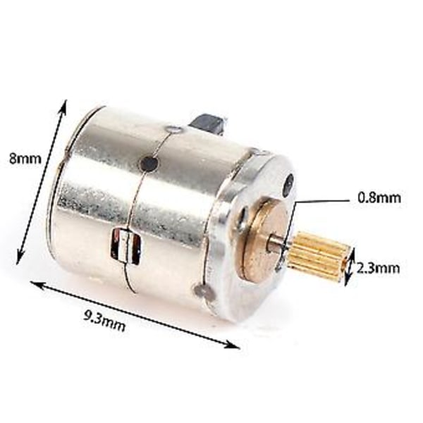 10 stk./pakke Mini 2-faset 4-leder Stepper Motor Med Ar S Lille Mini Legetøj