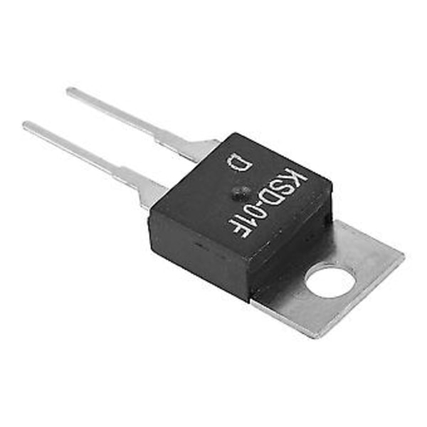 JUC-31F/KSD-01F Temperaturkontrollbrytare, Normalt Stängd Termostat 40~130°C, D90°C, Pålitlig & Hållbar för Hushållsapparater, Industriell Utrustning,