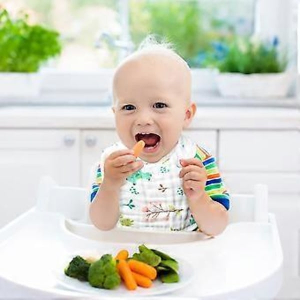 6 stk. Snap Muslin Bomulls Smekker for Baby