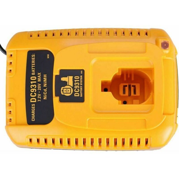 DC9310 DW9116 For Dewalt 7.2v-20v Batterilader Ni-Cd & Ni-Mh Batterier DC9096/DC9098/DC9099/Dw9099/De9095/DC9091 (Type 1)