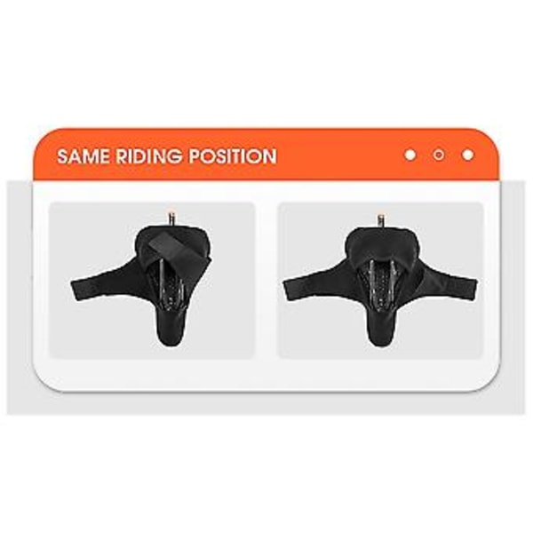 Mjuk 3D Vadderad Cykelstolsskydd med Regnskydd Bekväm S,