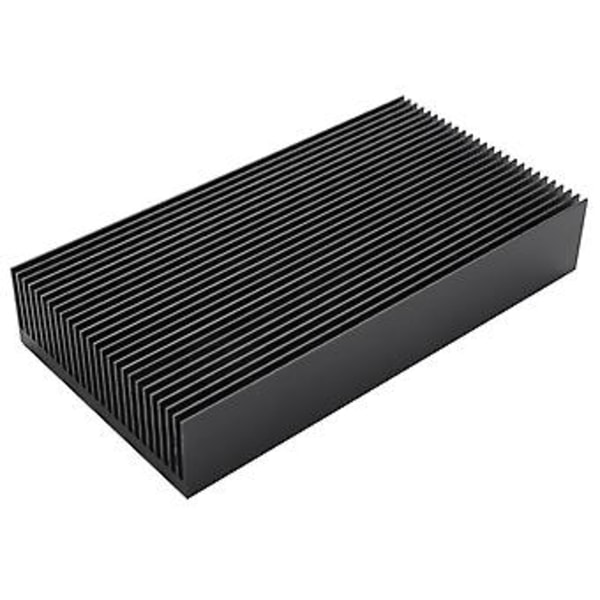 Tålig Silver Aluminium Kylfläns 80x27x150mm För LED Transistor Elektronik