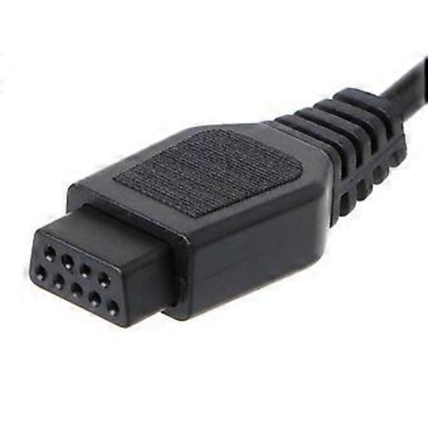 1,8 meter 9-pinners kontrollerforlengelseskabel til Sega Genesis 2. generasjons gamepad-joystick