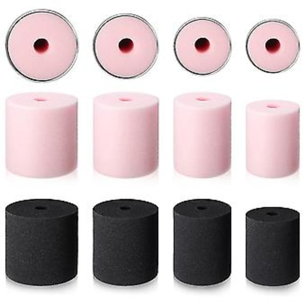4 Størrelser 8 Stykker Kop Drejer Skum Tumbler Indsatser Til 1/2 Tomme Pvc Rør Tumbler Indsatser Til 10 Oz Til
