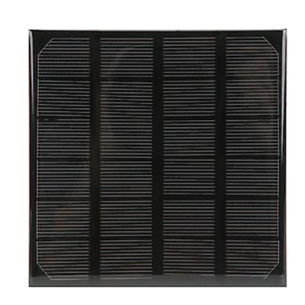 Solcellspaneler, 2W 6V Mini Monokristallin Monokristallint Kisel Solpanel Bärbar Solpanel Bekväm Användning