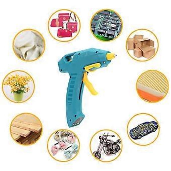 Kuumaliimapistooli DIY 820W Litiumakku USB-lataus Johdoton Nopea Liimauslaite