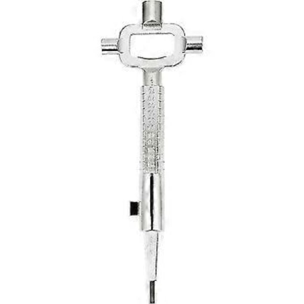 1 Spenningsnøkkel 6/7/8 Mm Firkant Allen-nøkkel Med Skala Multifunksjonell Universell Byggeplass Hovednøkkel I Solid Sink Legering For Å Åpne Dør Wi