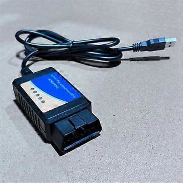 USB Auto Diagnostisk Skanningsverktyg Chip Programvara Usb OBD Kodläsare