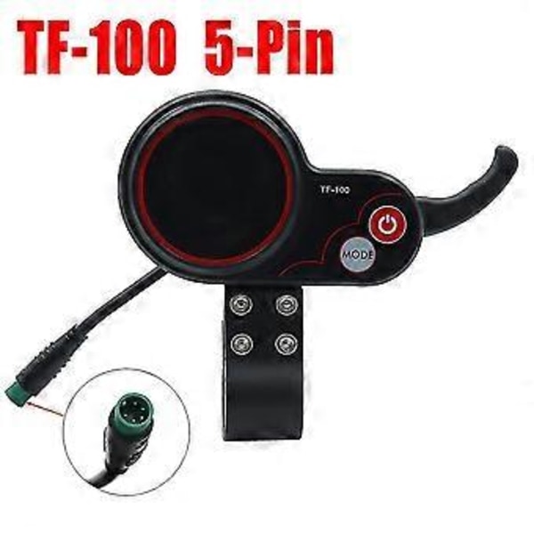 Tf-100 Display Scooter Dashboard Bærbar Udendørs Til Shilop Elektrisk Scooter Dele (5pin)