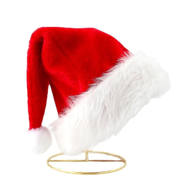 2 kpl Joulupukin hattu 2 joulupukin hattua aikuisen 2 lapsen jouluhattu Mukava materiaali jouluhatut joulupukujuhliin ja lomatapahtumaan