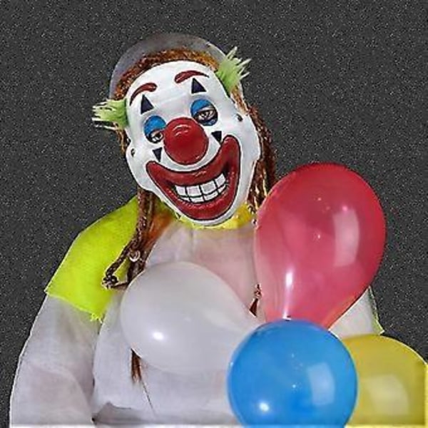 Dc Movie Joker Arthur Fleck Cosplay Mask Clown Maskerad Halloween Skräck Mask