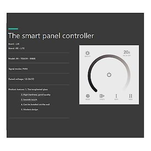 86 Sty Touch Panel S 12v 24v Dimmer (mb08)
