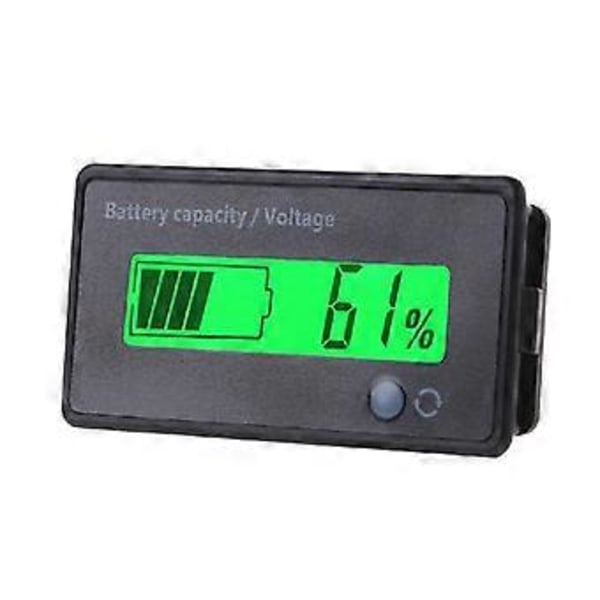 Tålig 12V-84V Bly-syra Batterikapacitetsindikator Voltmeter