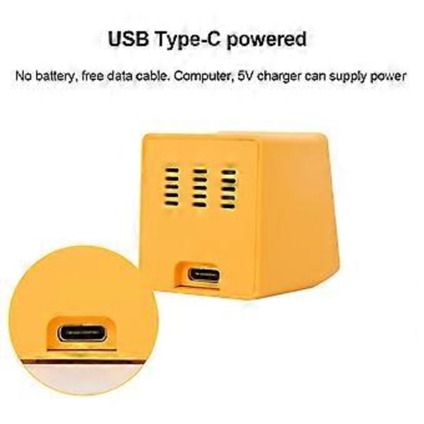 Smart WIFI Værstasjon Klokke DIY Søte GIF Animasjoner Skrivebordsdekorasjon Elektronisk Album Funksjon MINI Klokke C